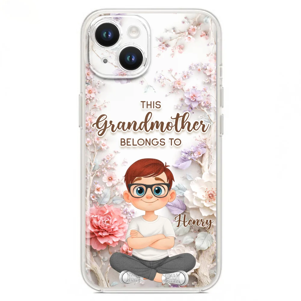 This Grandma Belongs To -  Personalized Custom 3D Effect Phone Case - Image 17
