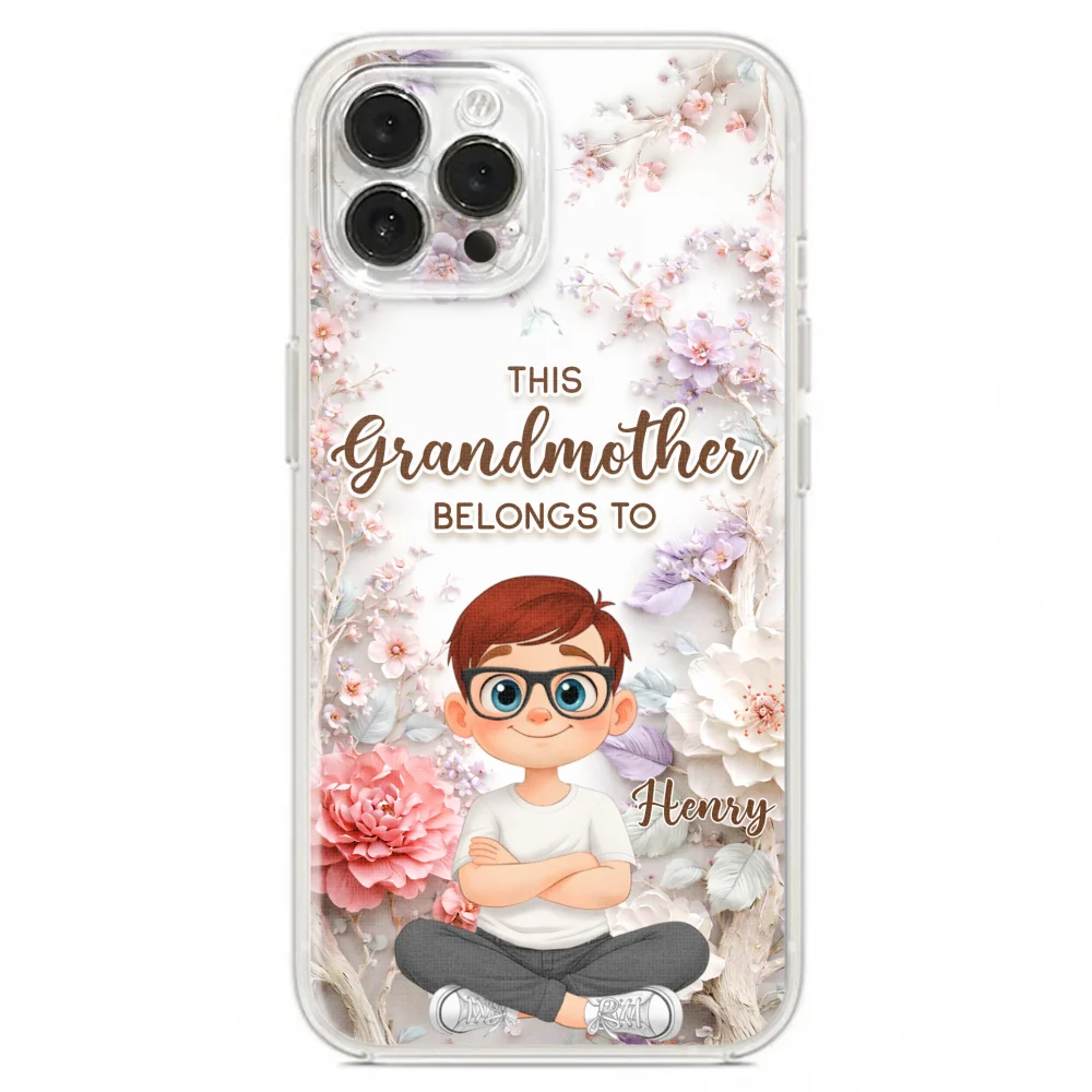 This Grandma Belongs To -  Personalized Custom 3D Effect Phone Case - Image 19