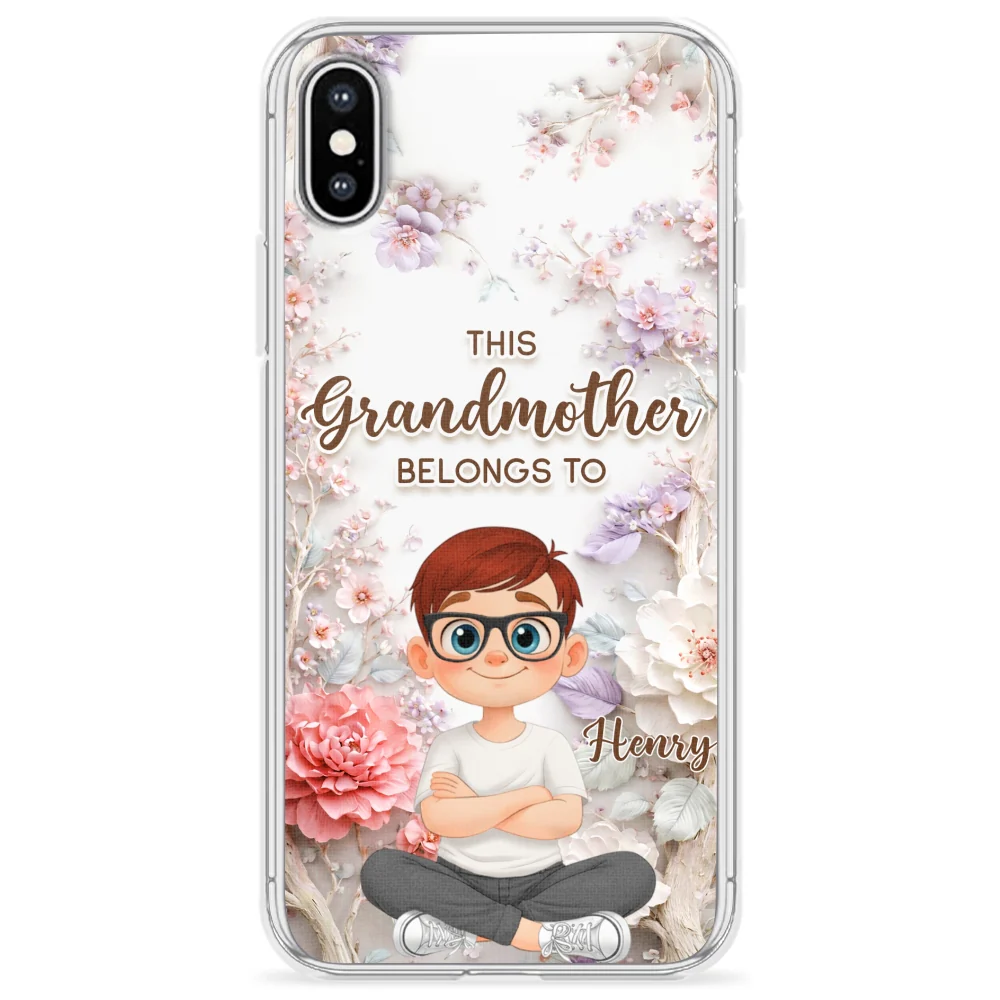 This Grandma Belongs To -  Personalized Custom 3D Effect Phone Case - Image 25