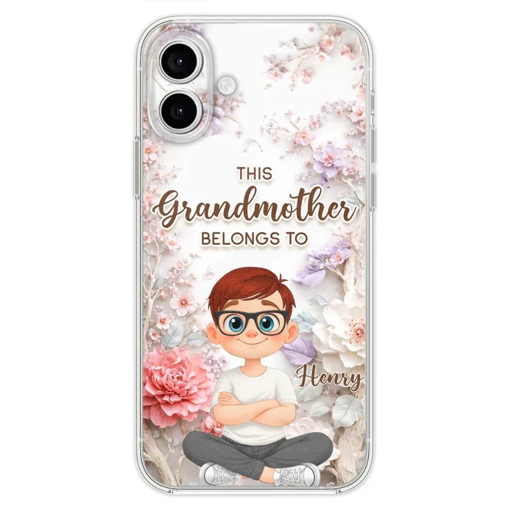 This Grandma Belongs To -  Personalized Custom 3D Effect Phone Case - Image 26