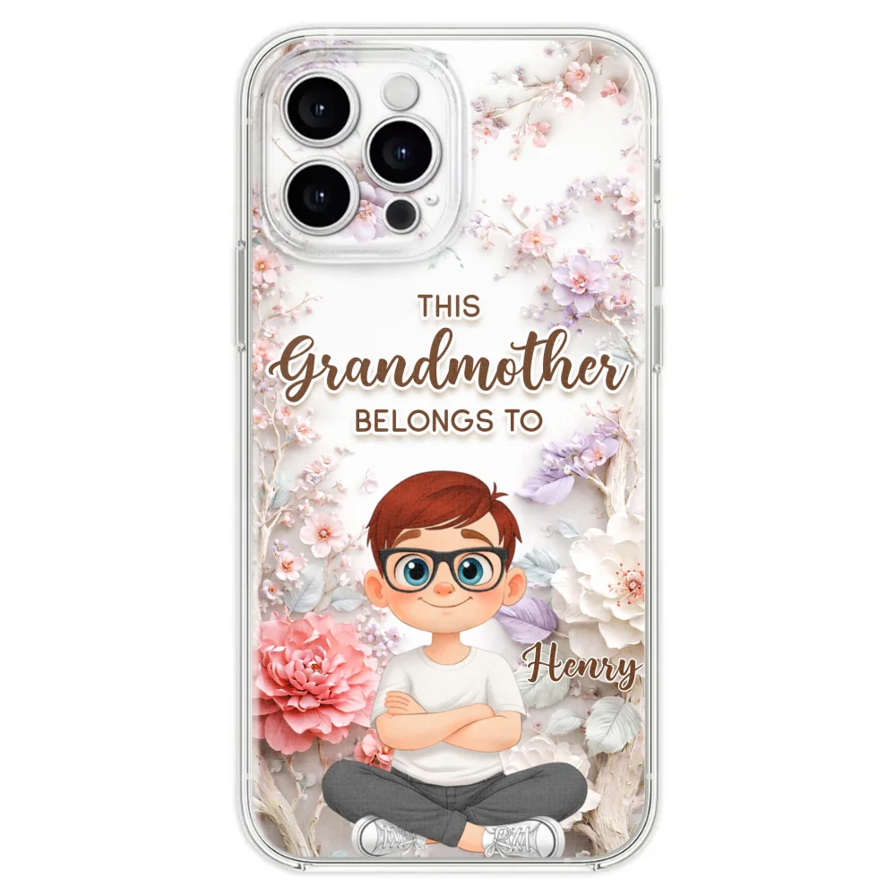 This Grandma Belongs To -  Personalized Custom 3D Effect Phone Case - Image 27
