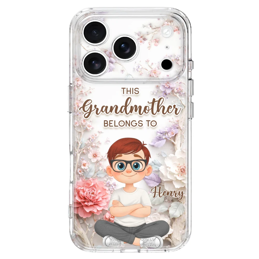 This Grandma Belongs To -  Personalized Custom 3D Effect Phone Case - Image 31