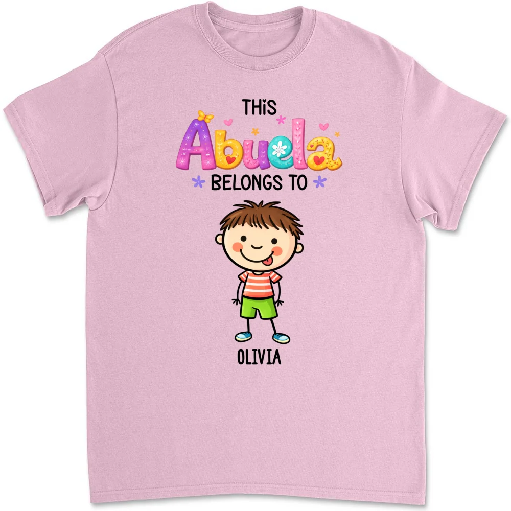 This Grandma Means The World - Personalized Custom Shirt - Image 10