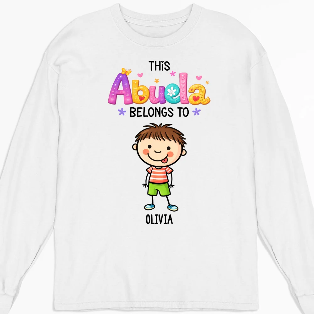 This Grandma Means The World - Personalized Custom Shirt - Image 11