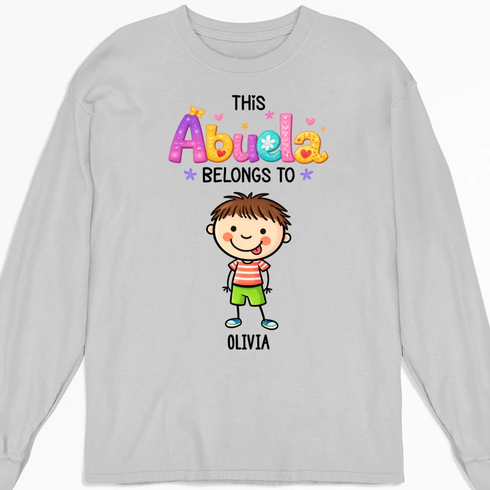 This Grandma Means The World - Personalized Custom Shirt - Image 12