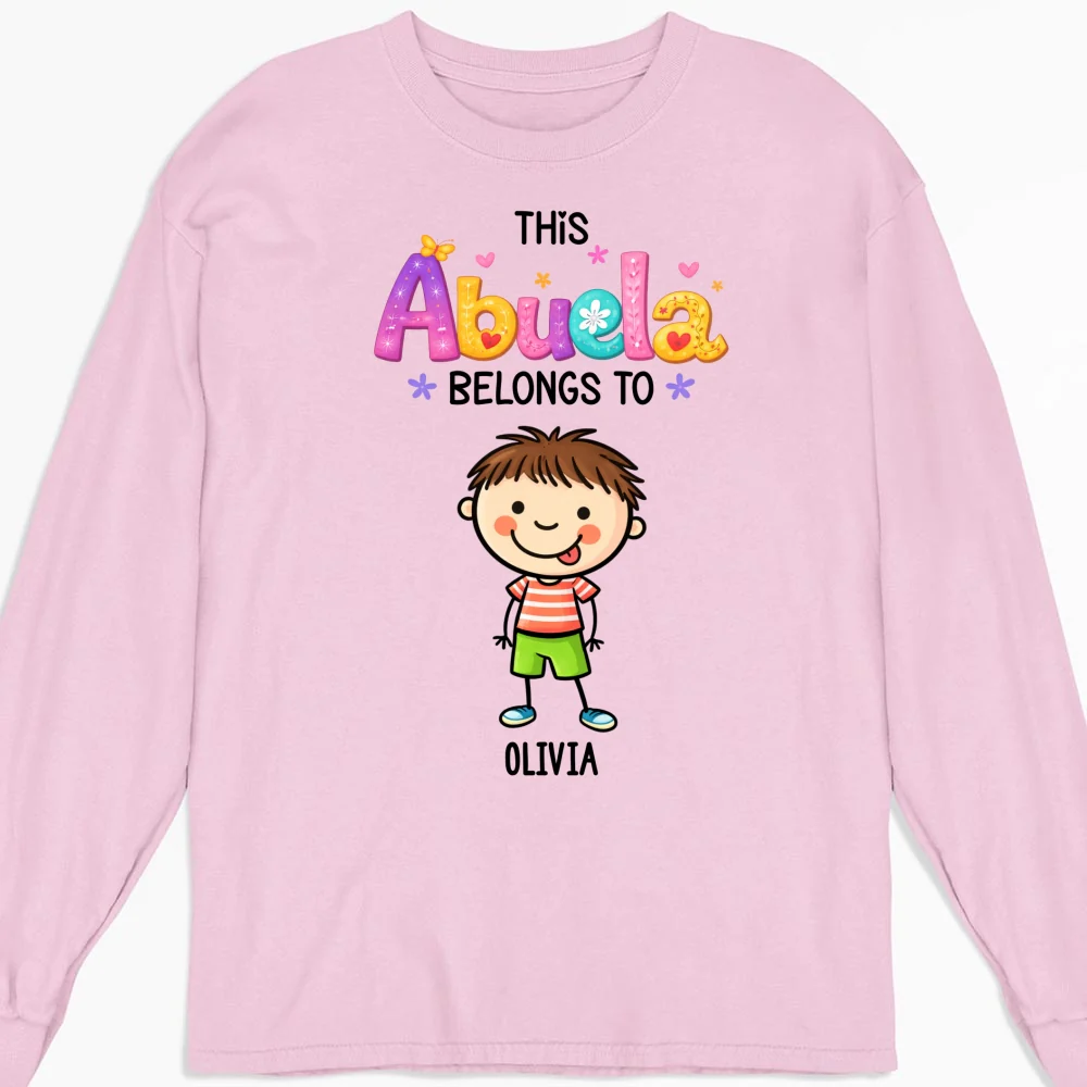 This Grandma Means The World - Personalized Custom Shirt - Image 13