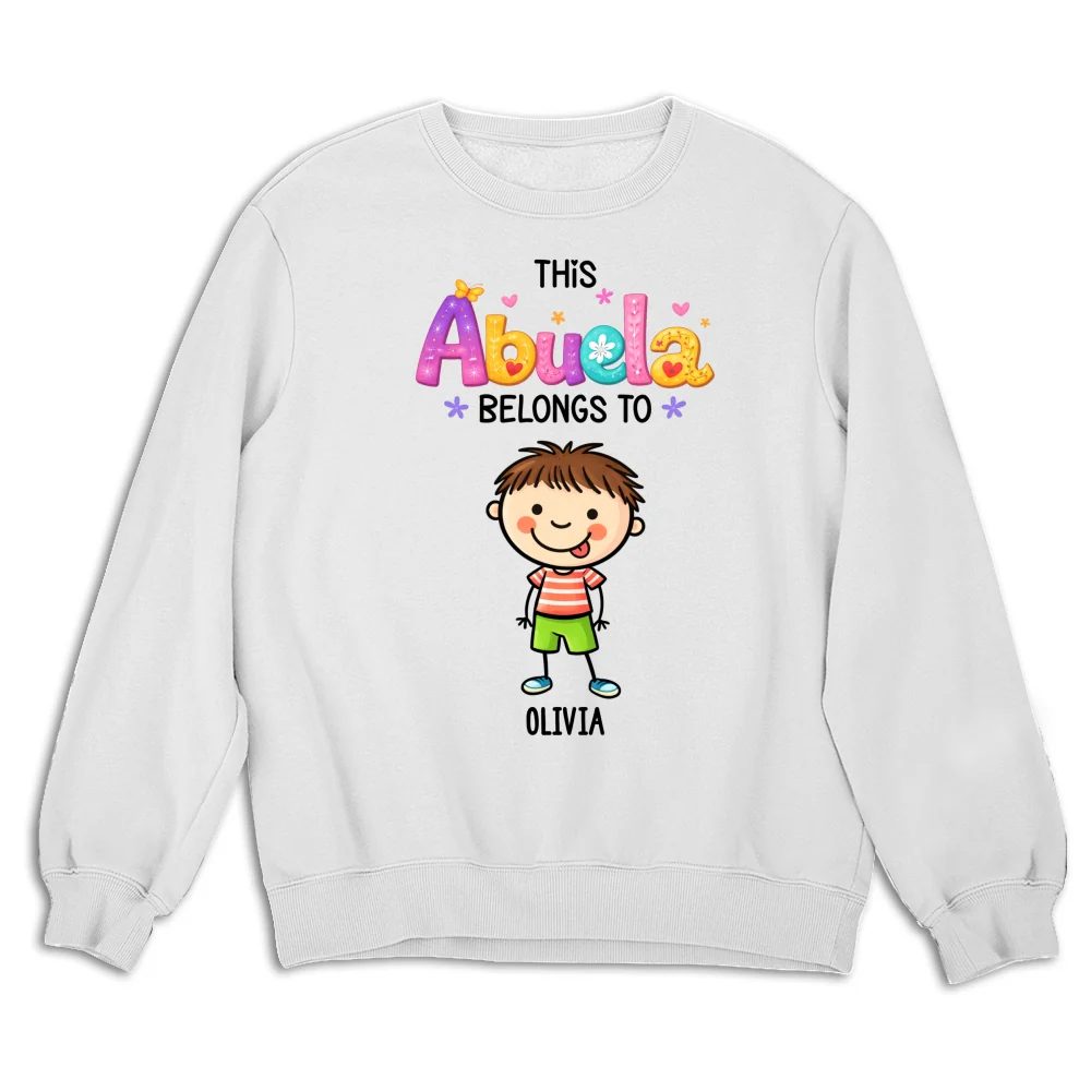 This Grandma Means The World - Personalized Custom Shirt - Image 14