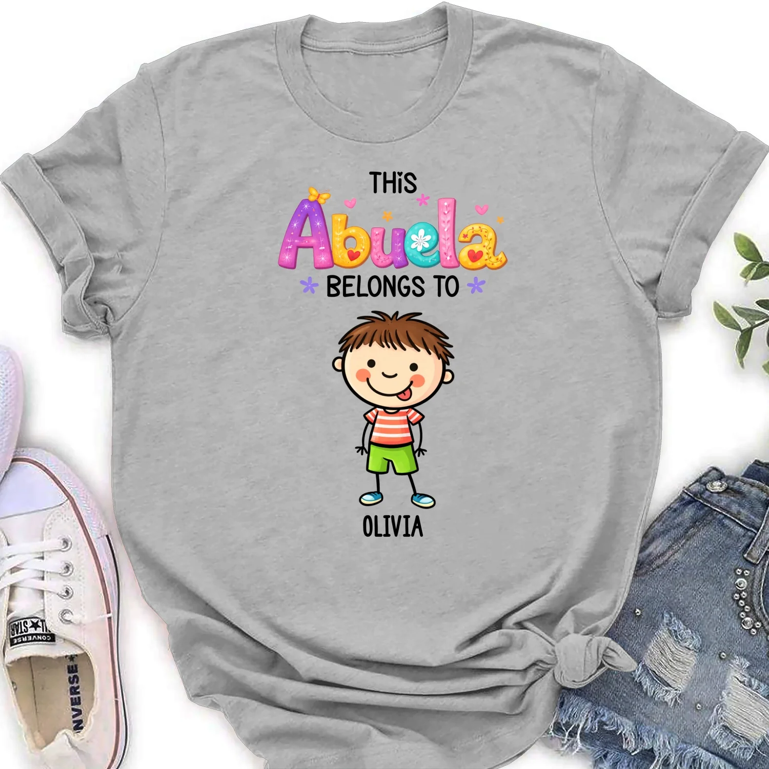 This Grandma Means The World - Personalized Custom Shirt - Image 18