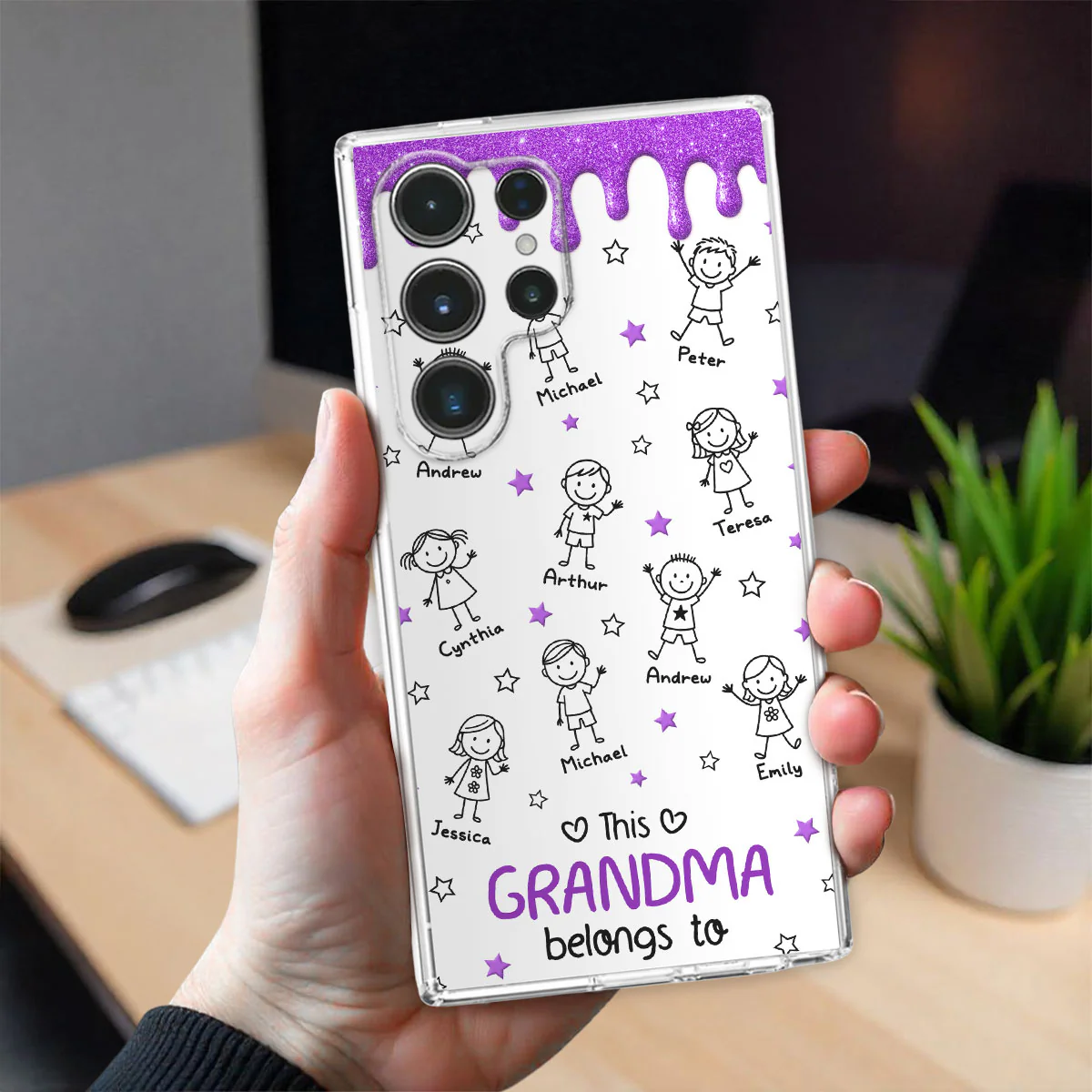 This Grandmother Means Everything To Us - Personalized Custom Phone Case - Image 5