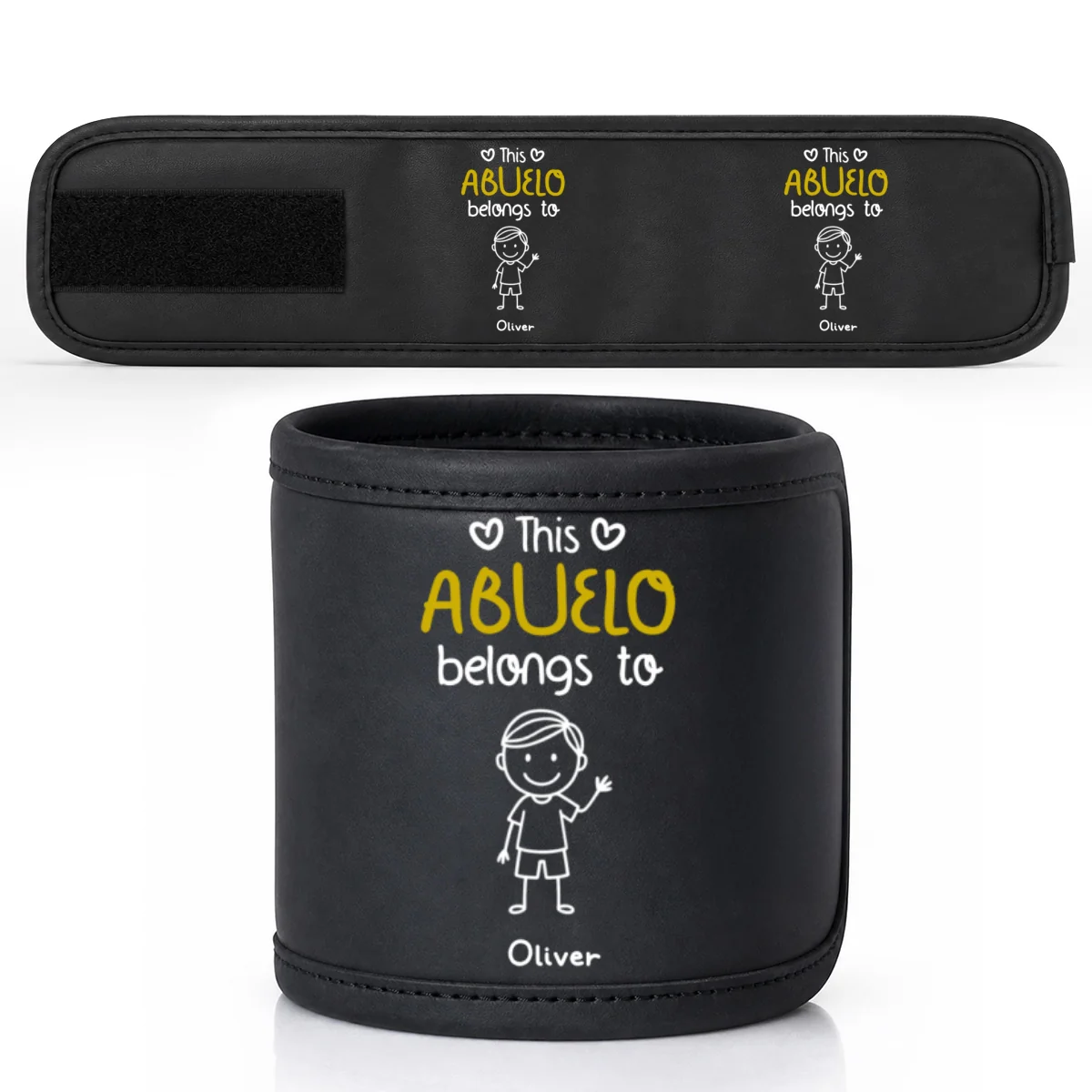 This Grandpa Belongs To Us - Personalized Custom Magnetic Tool Wristband - Image 6
