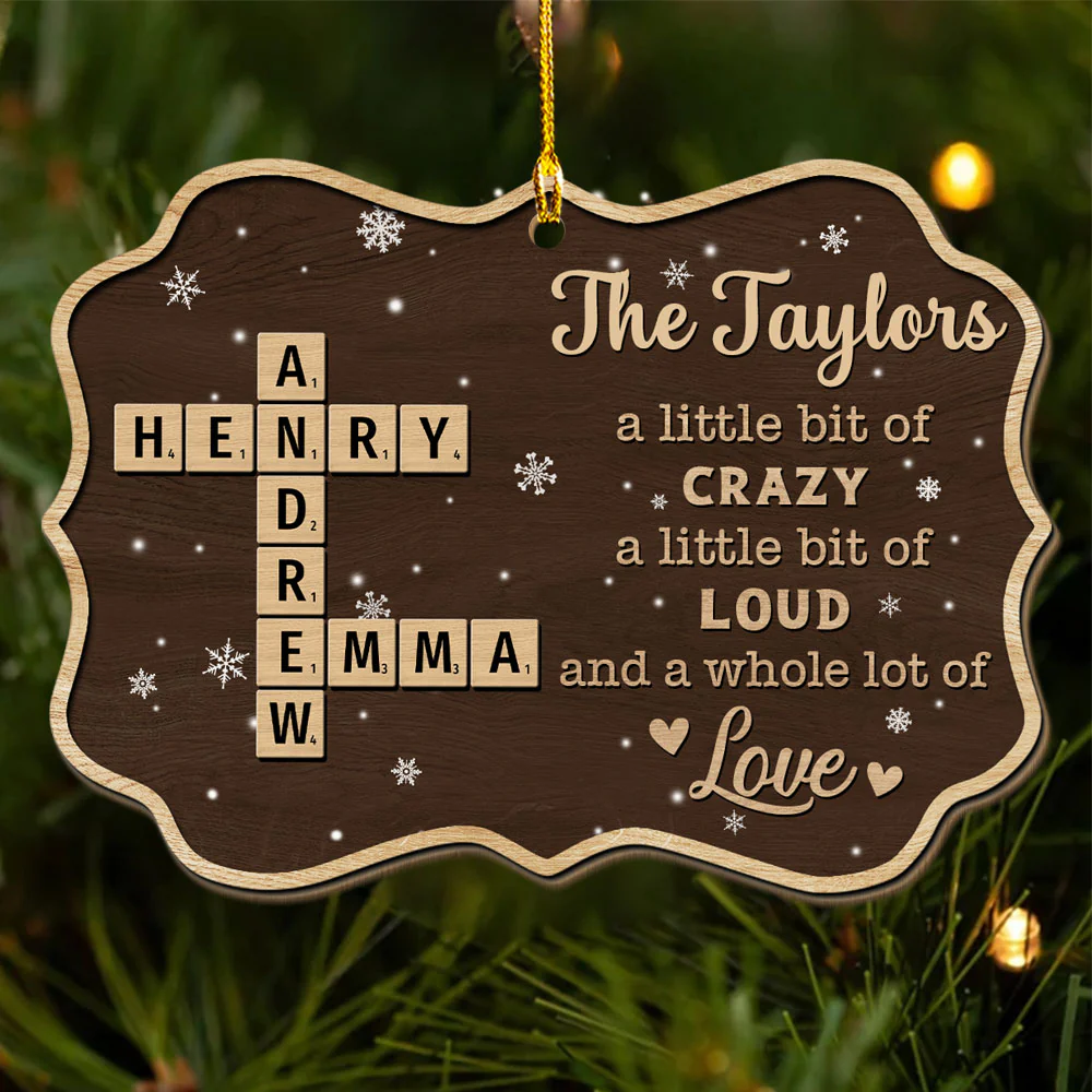 This Is My Family - Personalized Custom Wood Ornament - Image 4