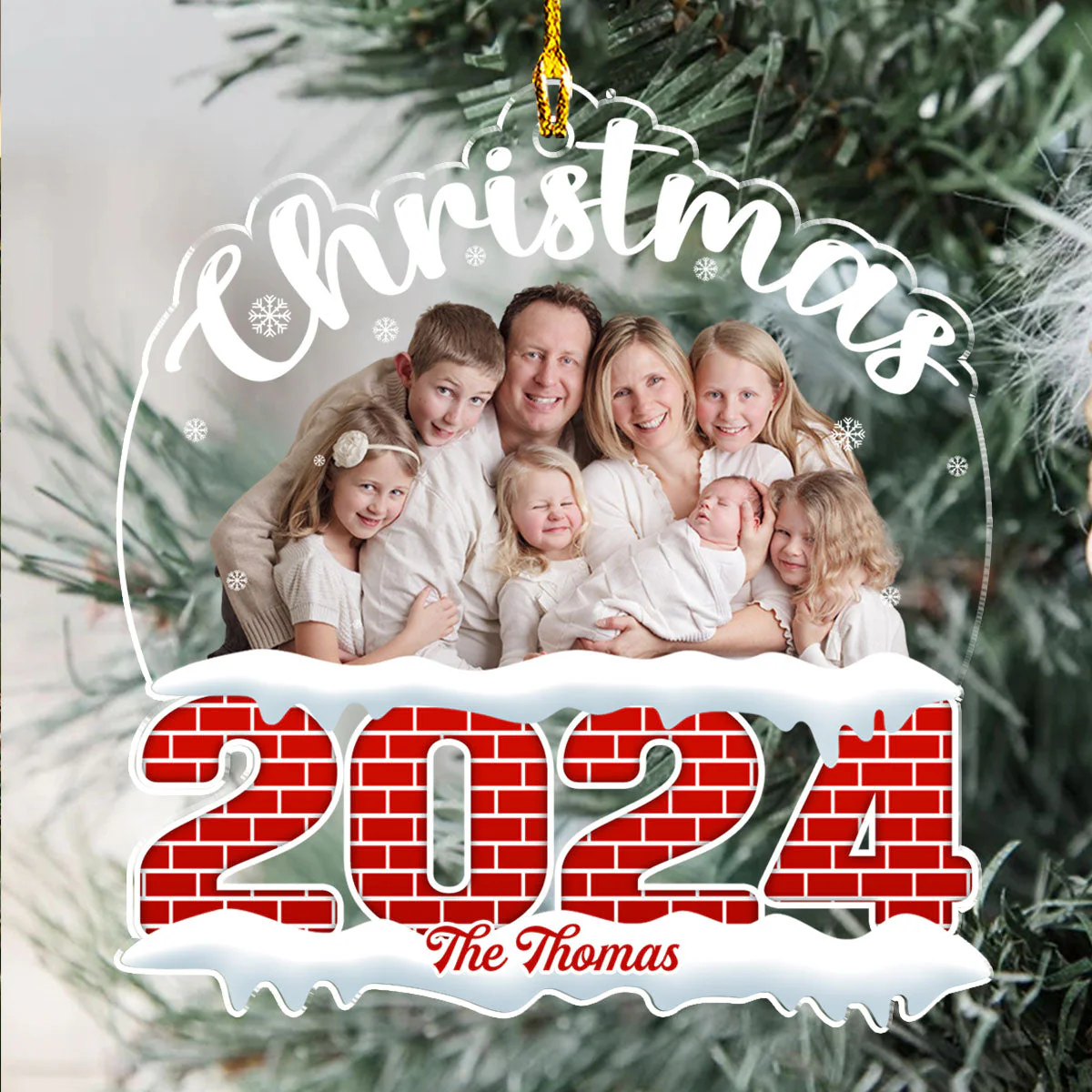 This Is Our Home - Personalized Custom Acrylic Ornament - Image 3