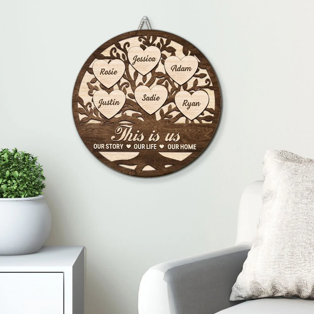 This Is Our Home - Personalized Custom Wood Sign - Image 5