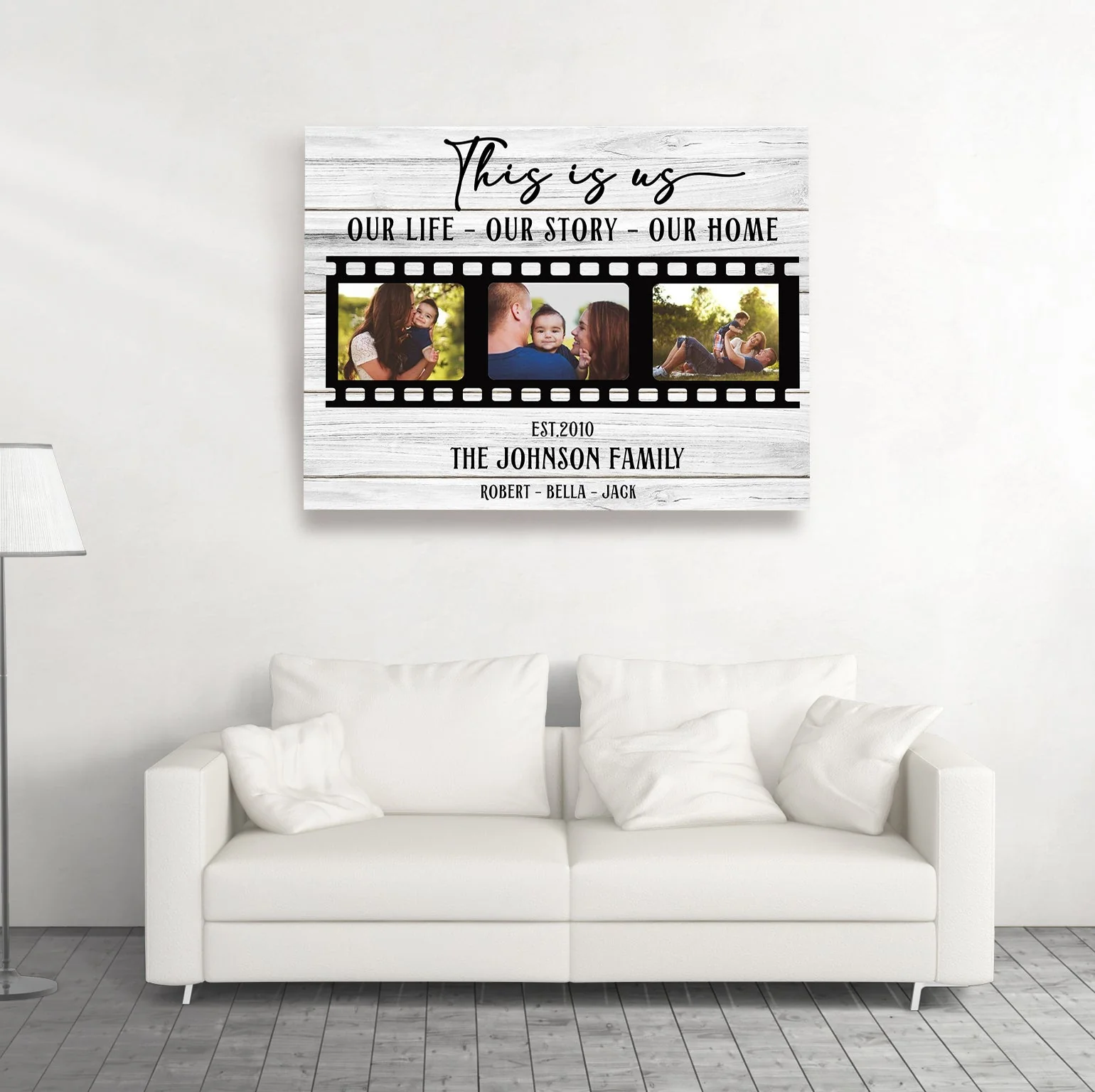 This Is Us - Personalized Custom Photo Canvas - Family Canvas - Wall Art For Family - Image 7