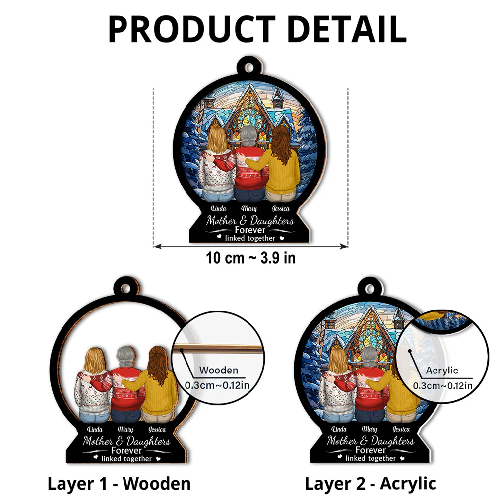 This Is Us - Personalized Custom Suncatcher Ornament - Image 5