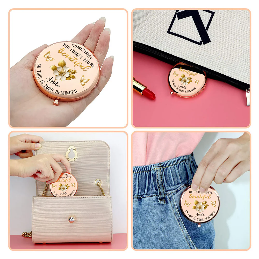 This Is Your Reminder - Personalized Custom Compact Mirror - Image 3