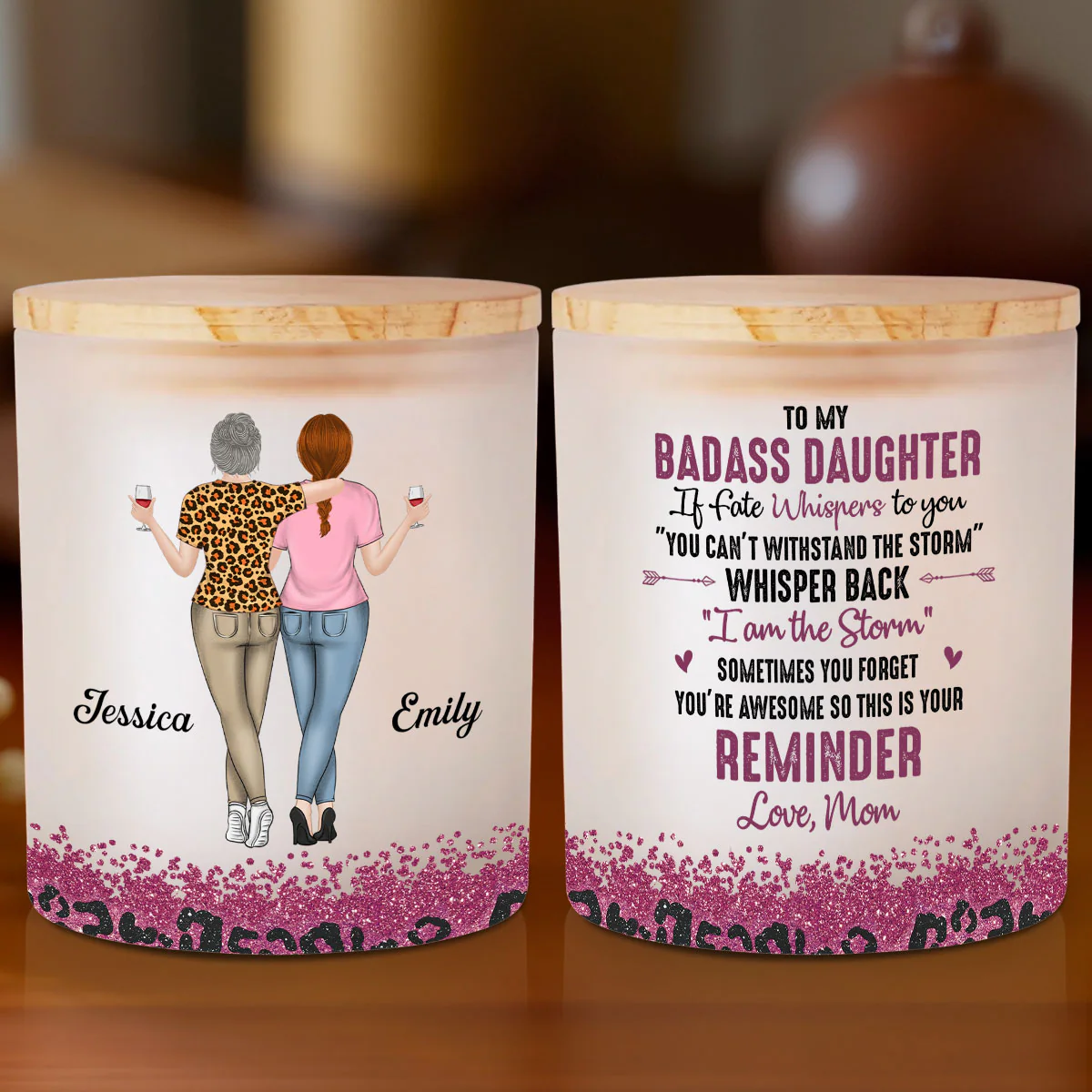 This Is Your Reminder - Personalized Custom Glass Jar With LED Candle - Image 2