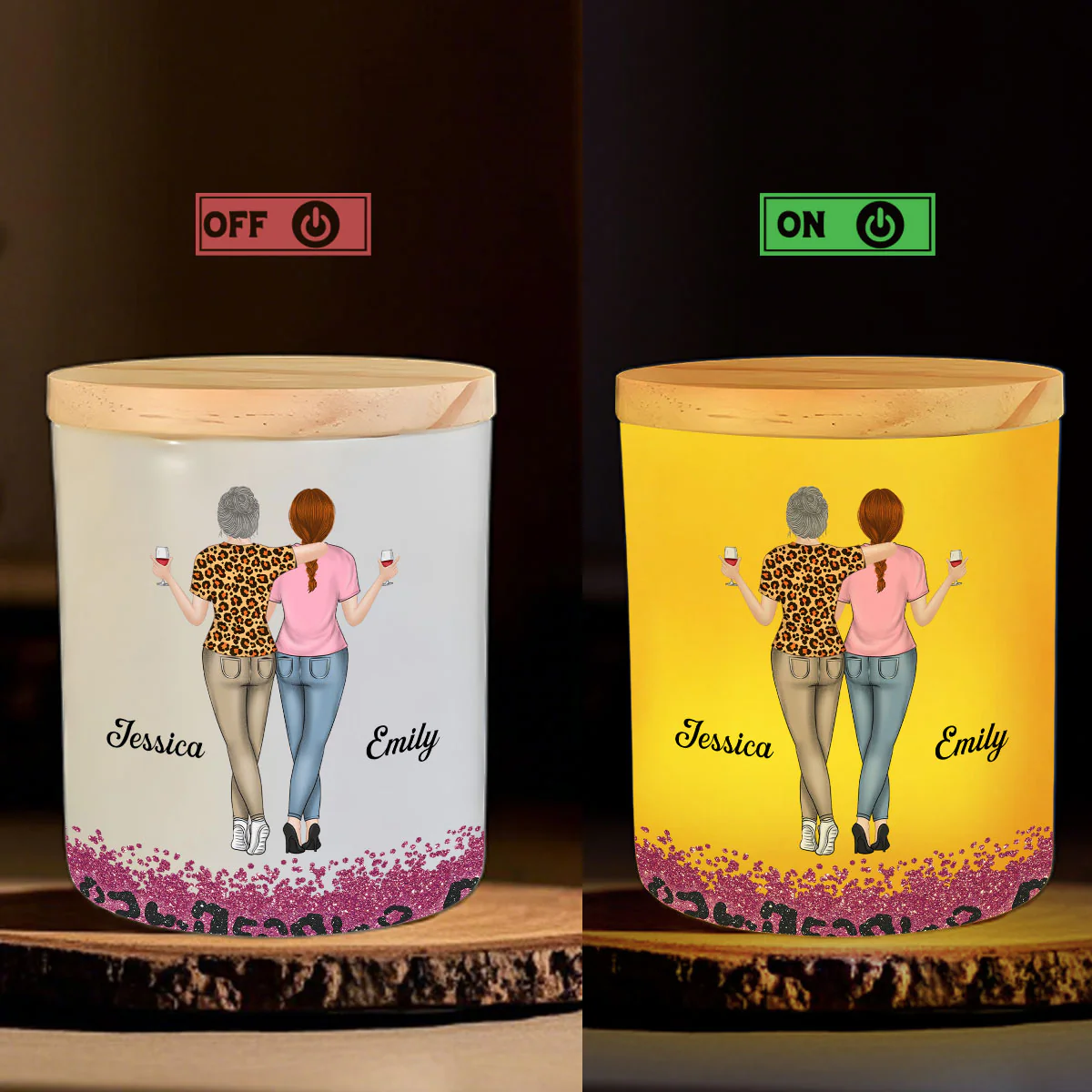 This Is Your Reminder - Personalized Custom Glass Jar With LED Candle - Image 5