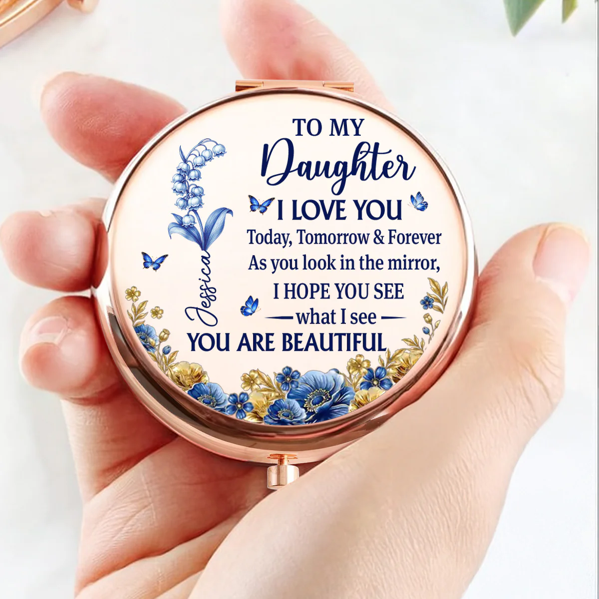 This Mirror Shows Your Magic - Personalized Custom Compact Mirror - Image 4