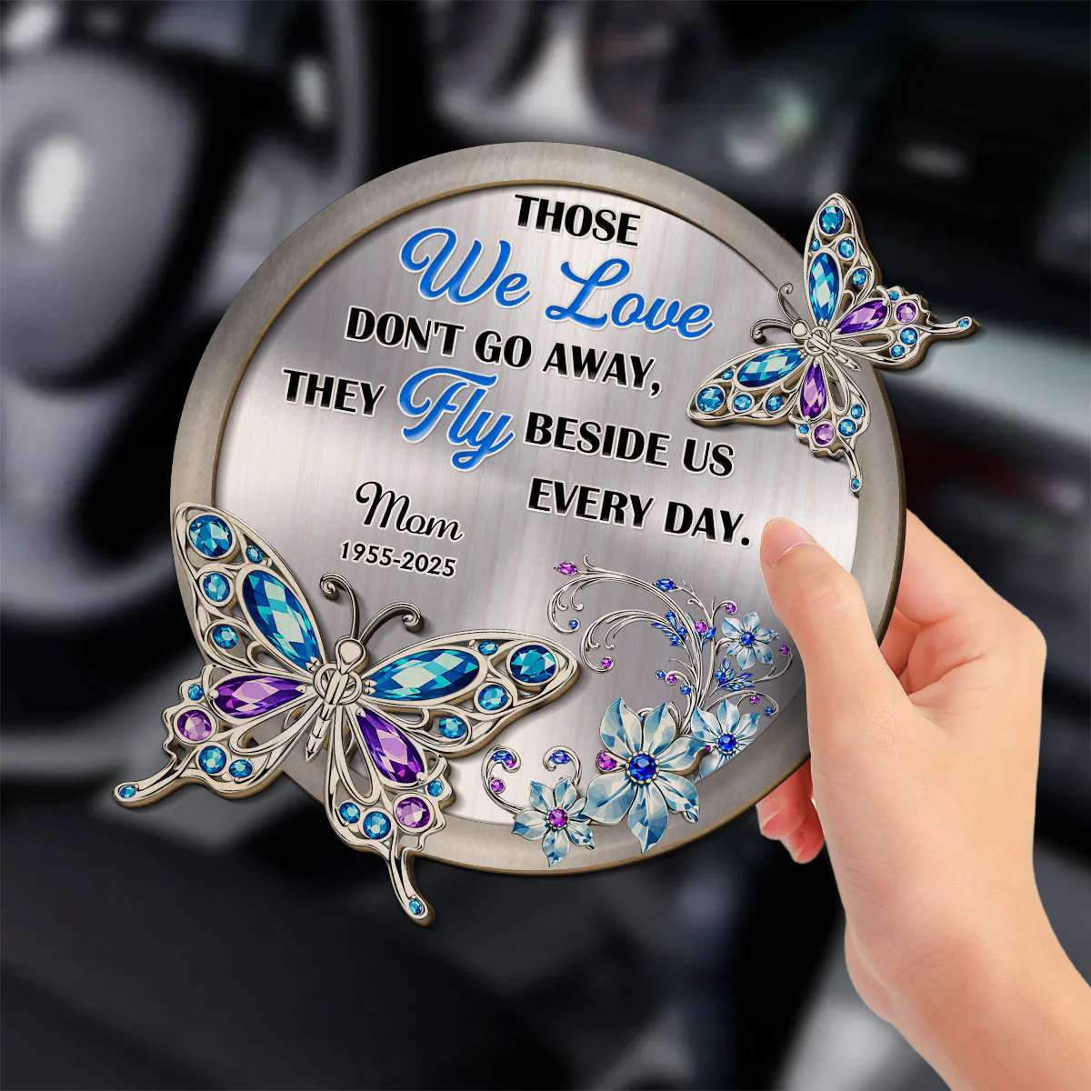 Those We Love 2 - Personalized Custom Car Visor Clip - Image 2