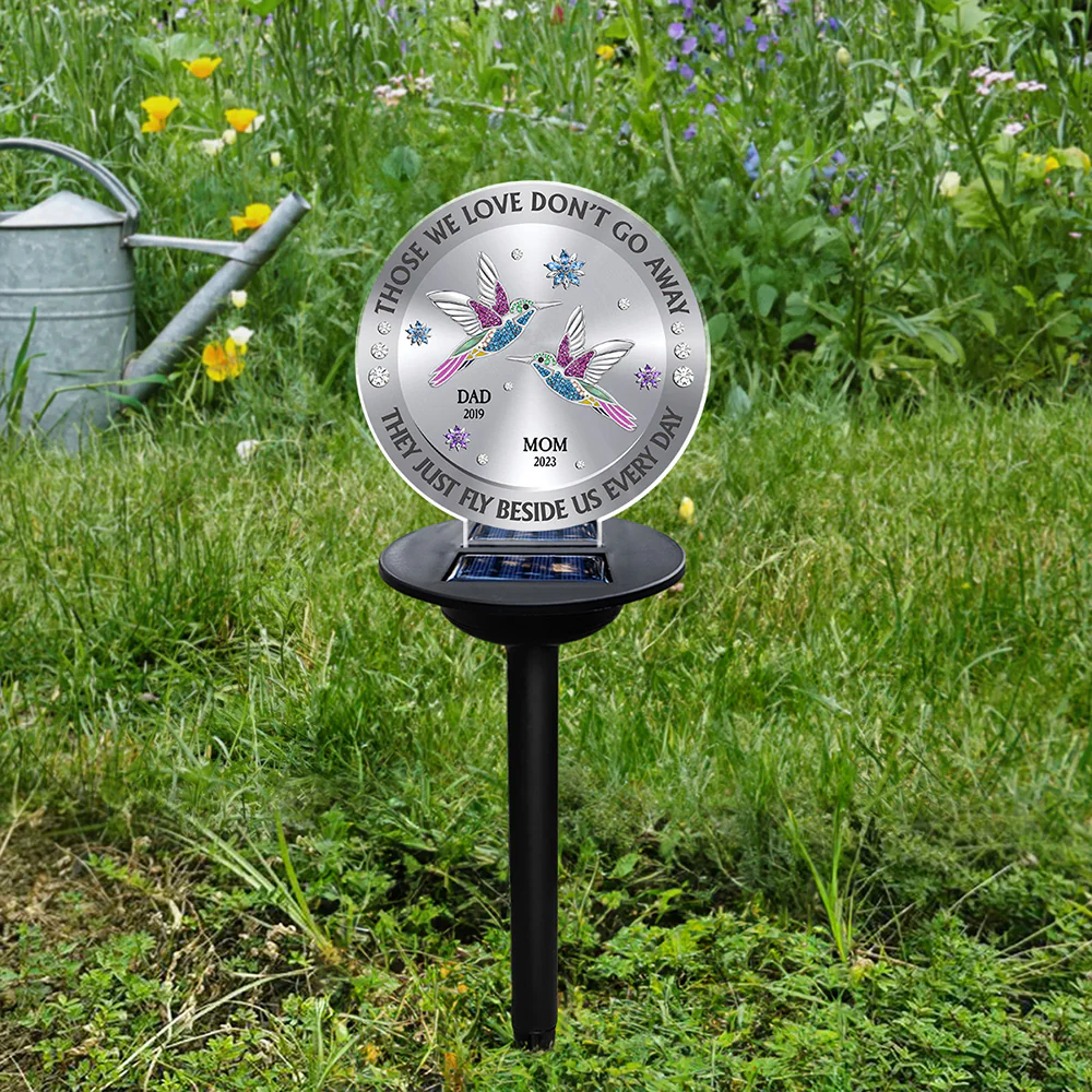Those We Love Beside Us Every Day - Personalized Custom Solar Light - Image 4