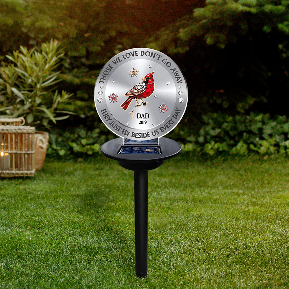 Those We Love Beside Us Every Day - Personalized Custom Solar Light - Image 6