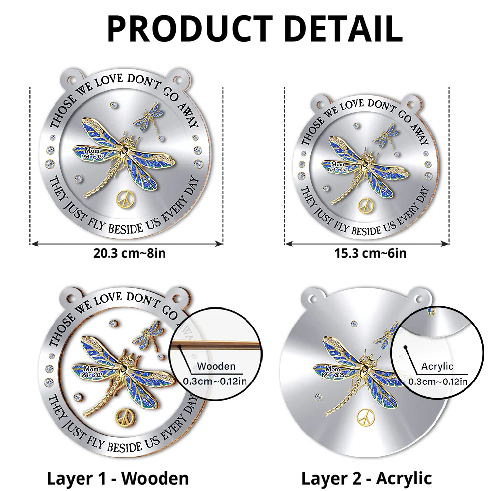 Those We Love - Personalized Custom Suncatcher - Image 5