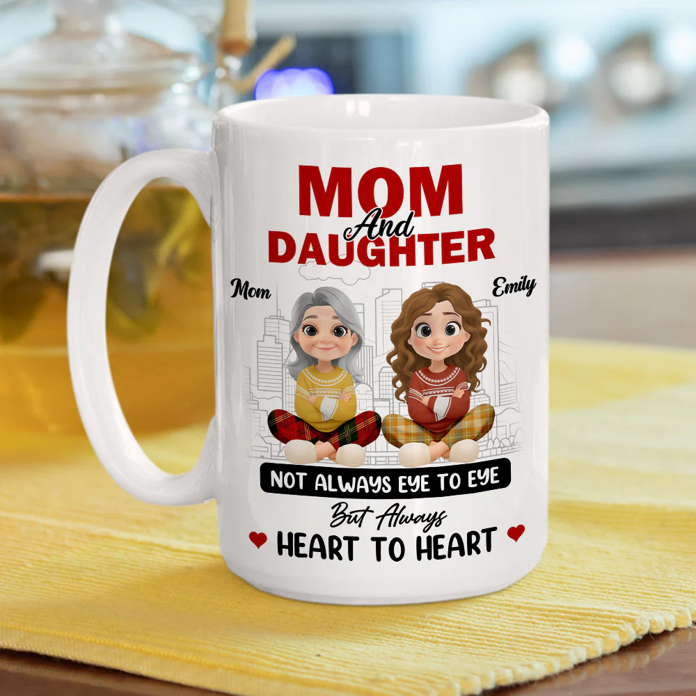 Tied Together By Pure Love - Personalized Custom Coffee Mug - Image 5