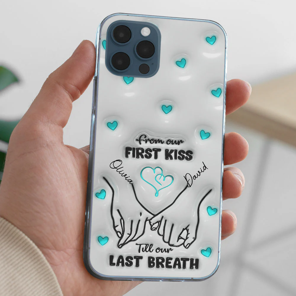 Till Our Last Breath -  Personalized Custom 3D Inflated Effect Phone Case - Image 4