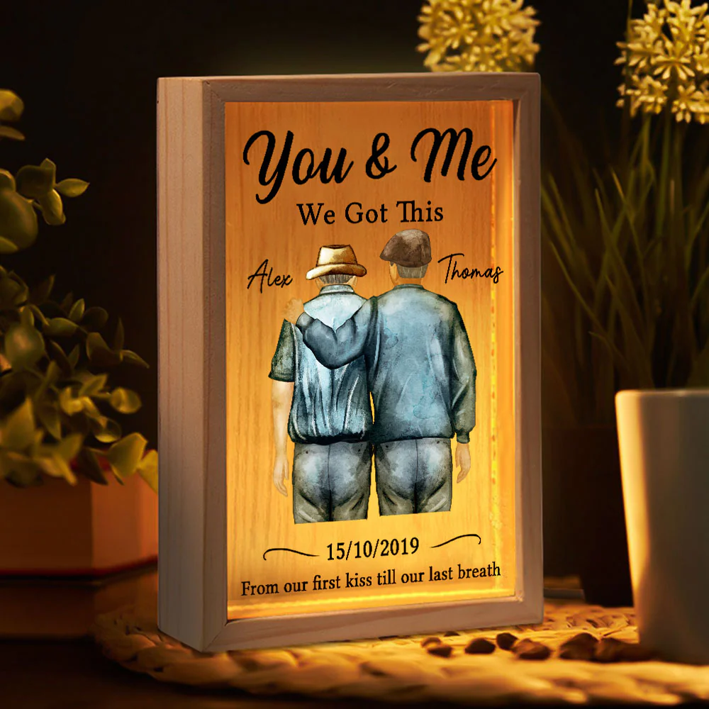 Till Our Last Breath - Personalized Custom Frame Light Box - Image 4