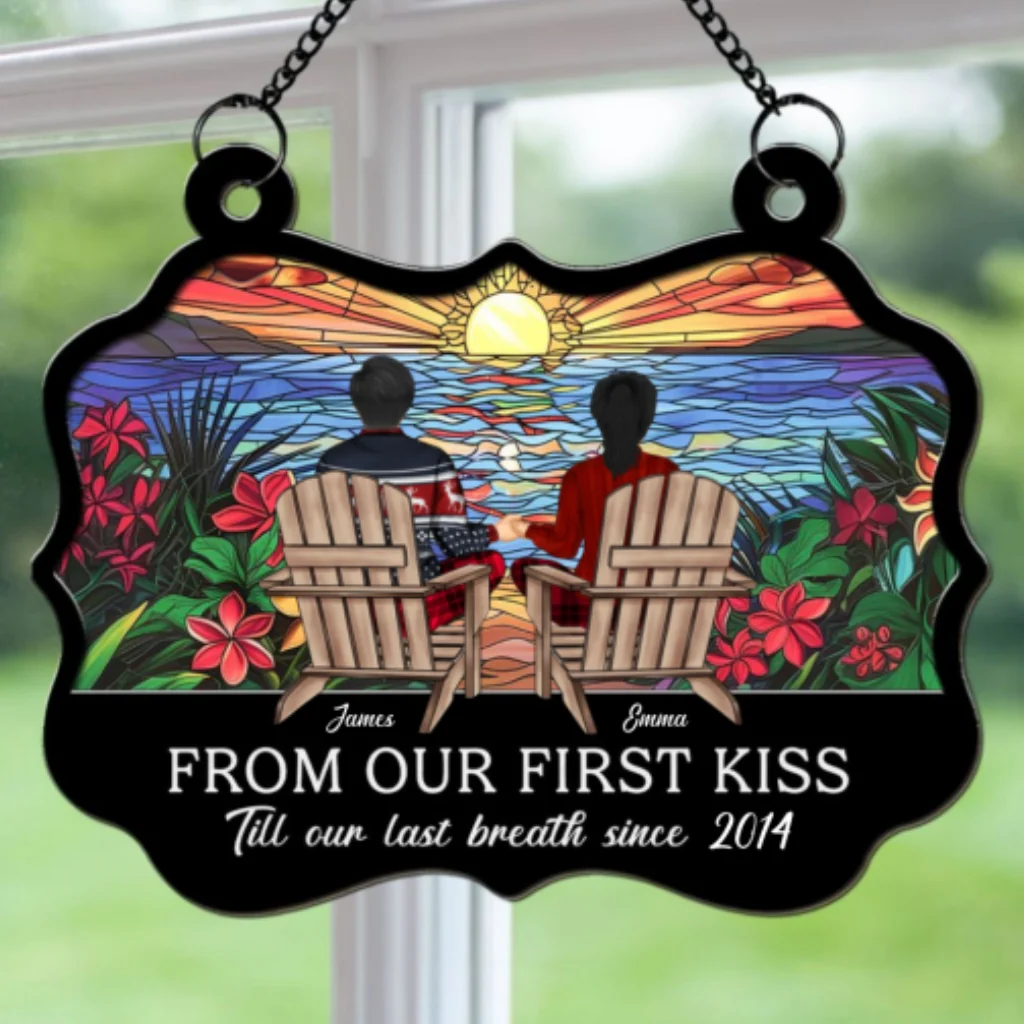 Till Our Last Breath - Personalized Custom Suncatcher - Image 6