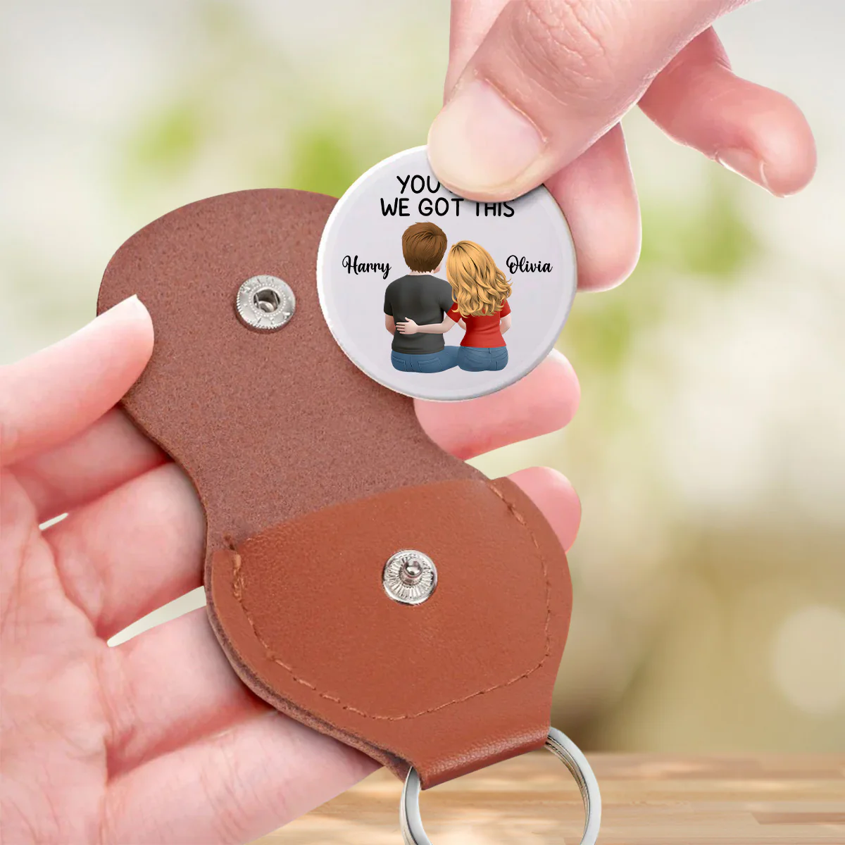 Till The Very End - Personalized Custom Pocket Hug - Image 3