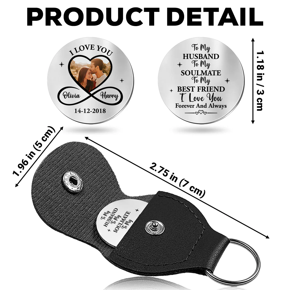 Timeless Love - Personalized Custom Pocket Hug - Image 5