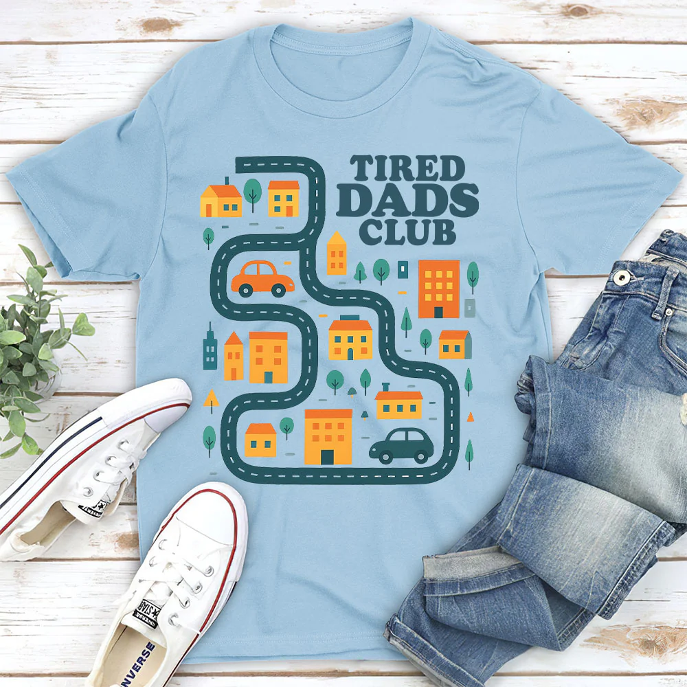 Tired Dads Husbands Club - Personalized Custom Shirt - Image 4