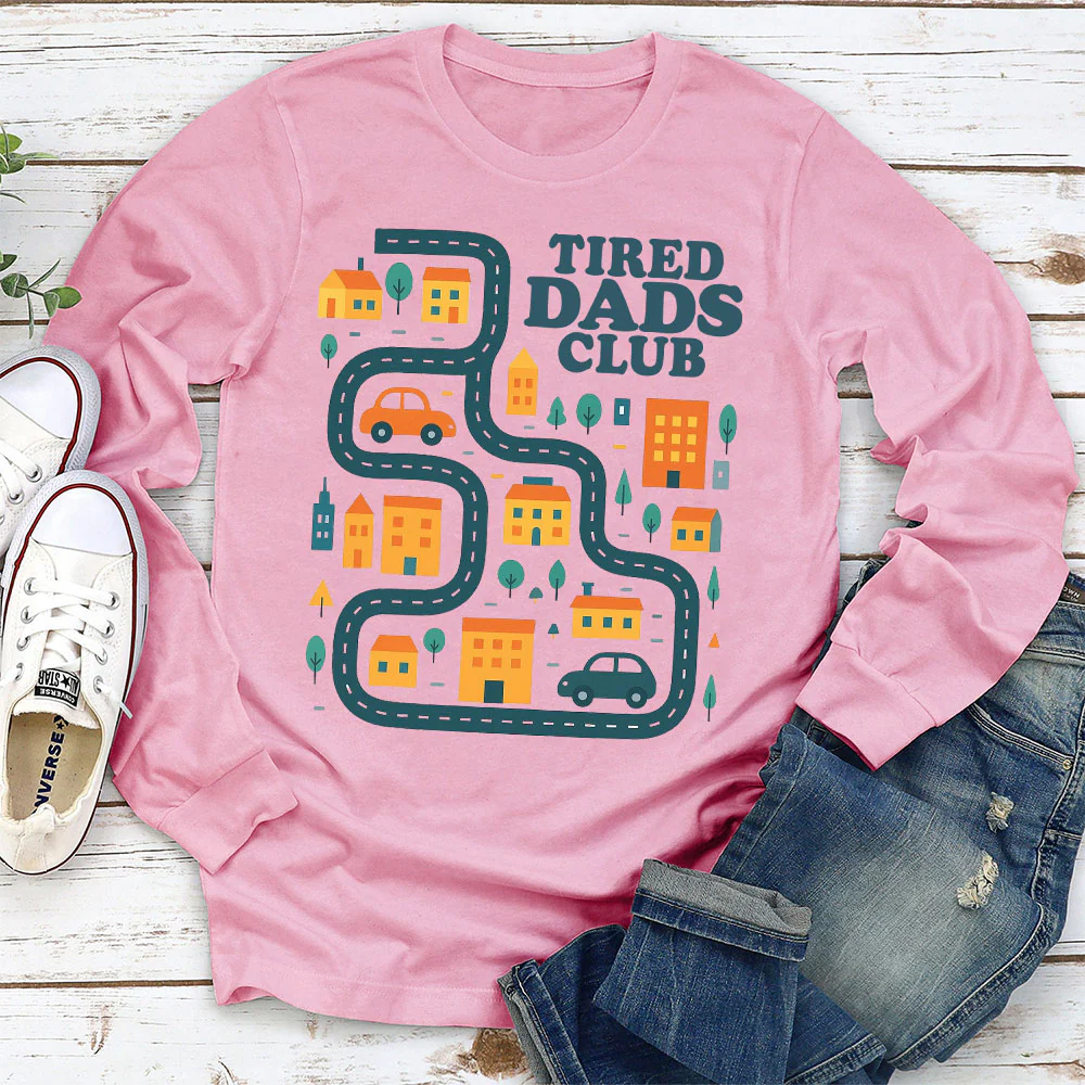Tired Dads Husbands Club - Personalized Custom Shirt - Image 7