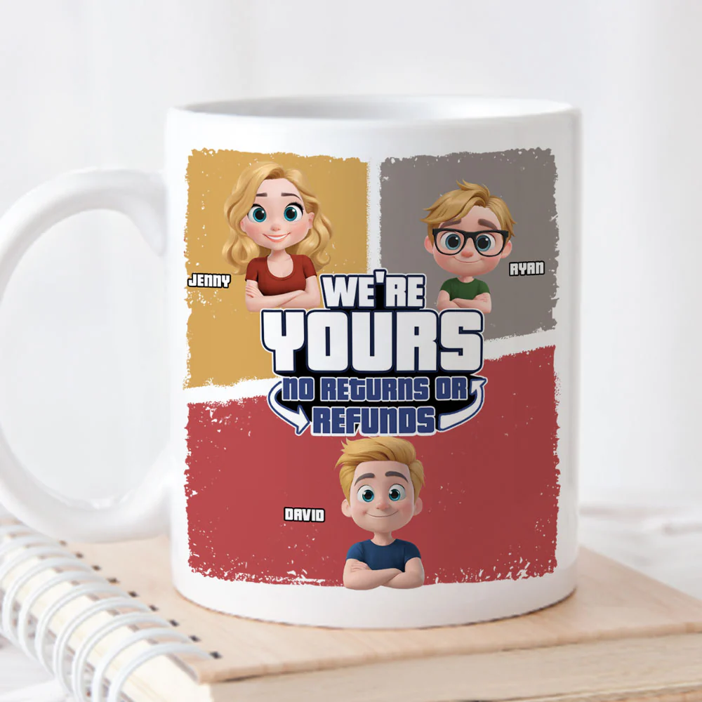 To Dad No Returns Or Refunds - Personalized Custom Coffee Mug - Image 2