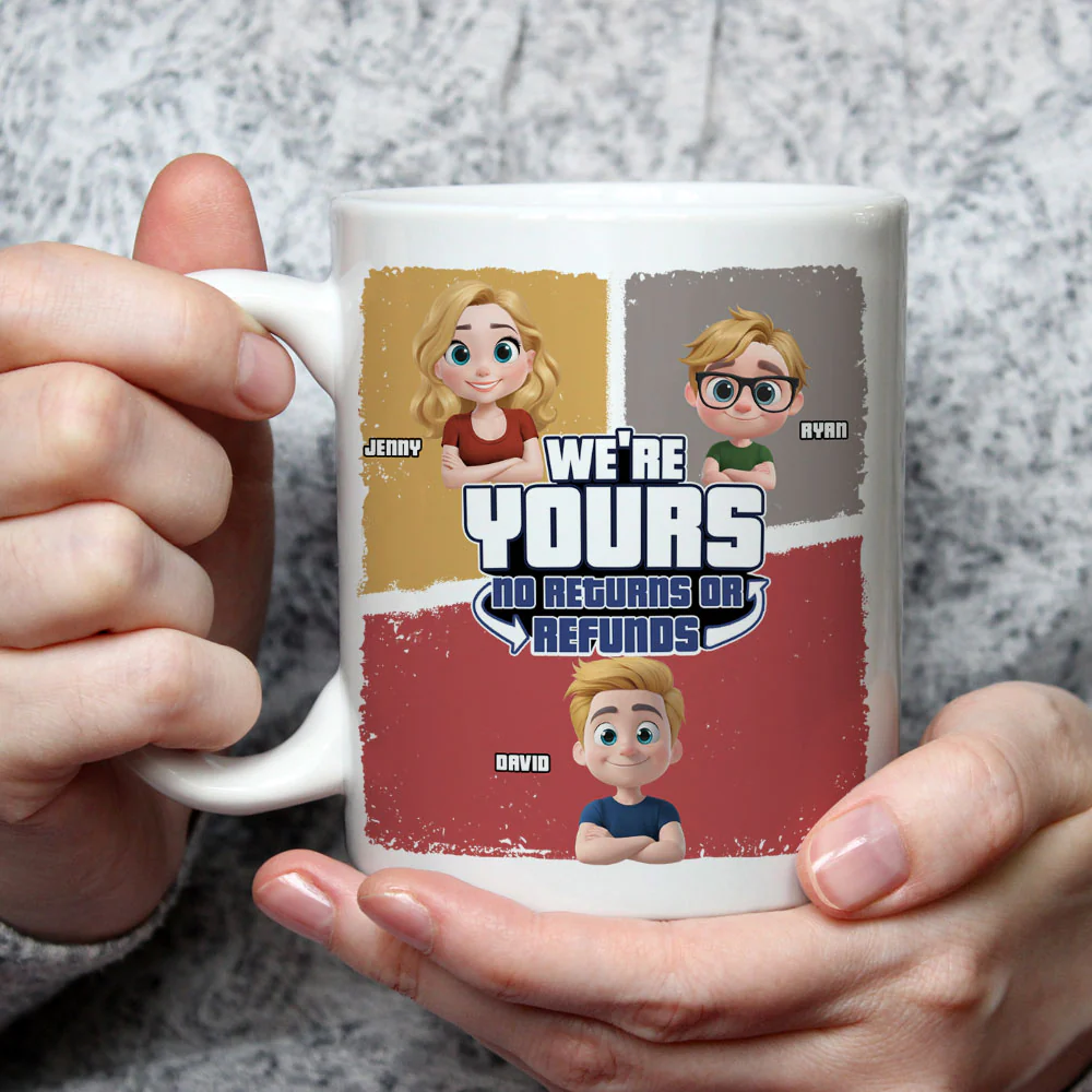 To Dad No Returns Or Refunds - Personalized Custom Coffee Mug - Image 3