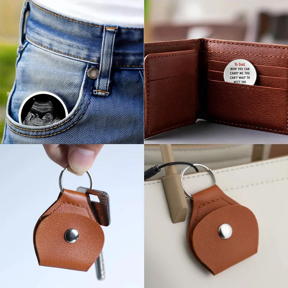 To Daddy - Personalized Custom Pocket Hug - Image 4