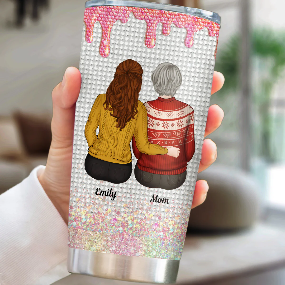 To My Badass Daughter Xmas - Personalized Custom Tumbler - Image 4