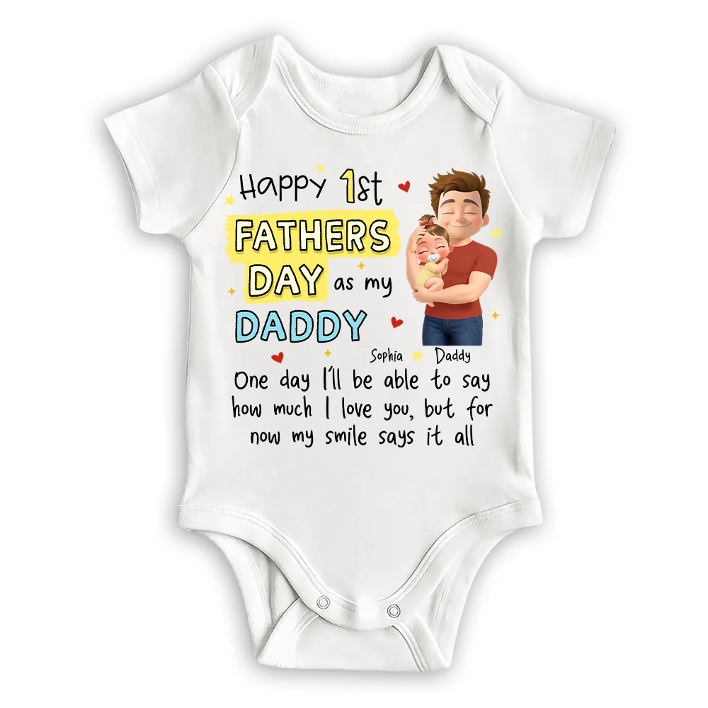 To My Daddy - Personalized Custom Baby Onesie