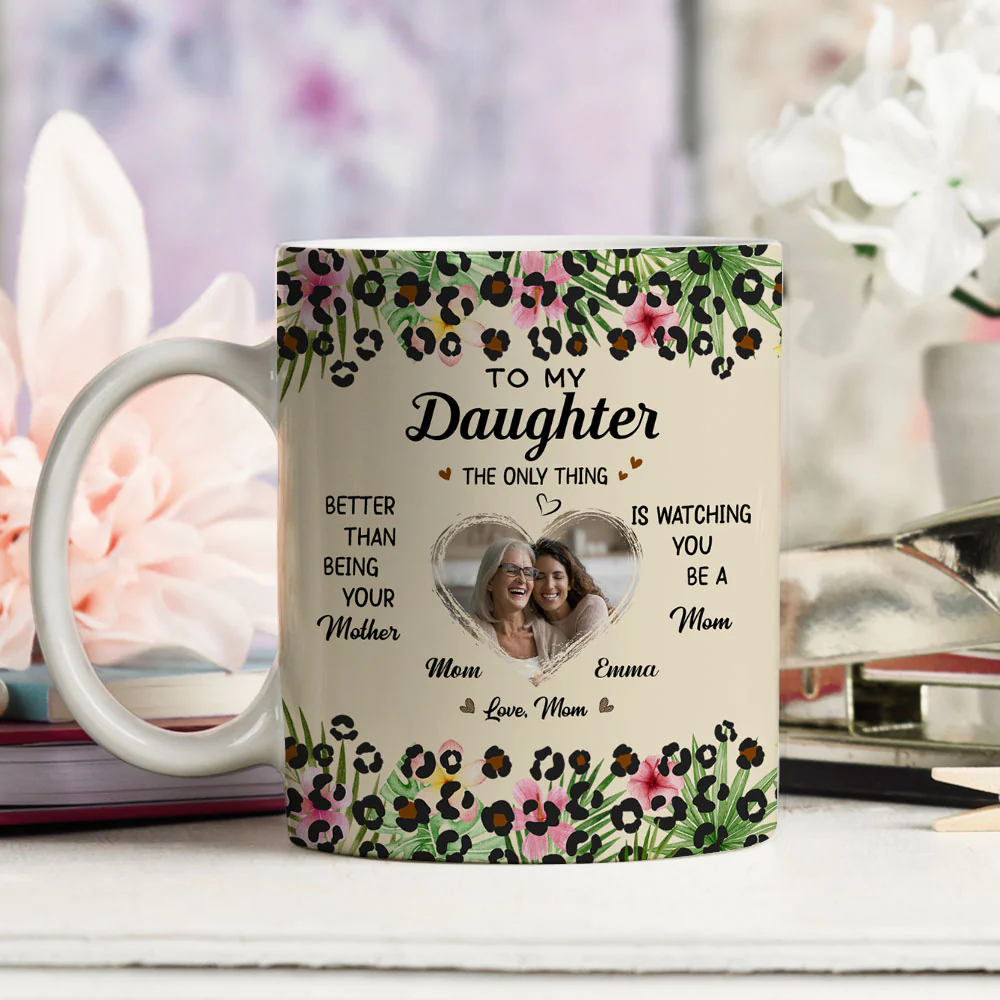 To My Daughter I Love You - Personalized Custom Coffee Mug - Image 6