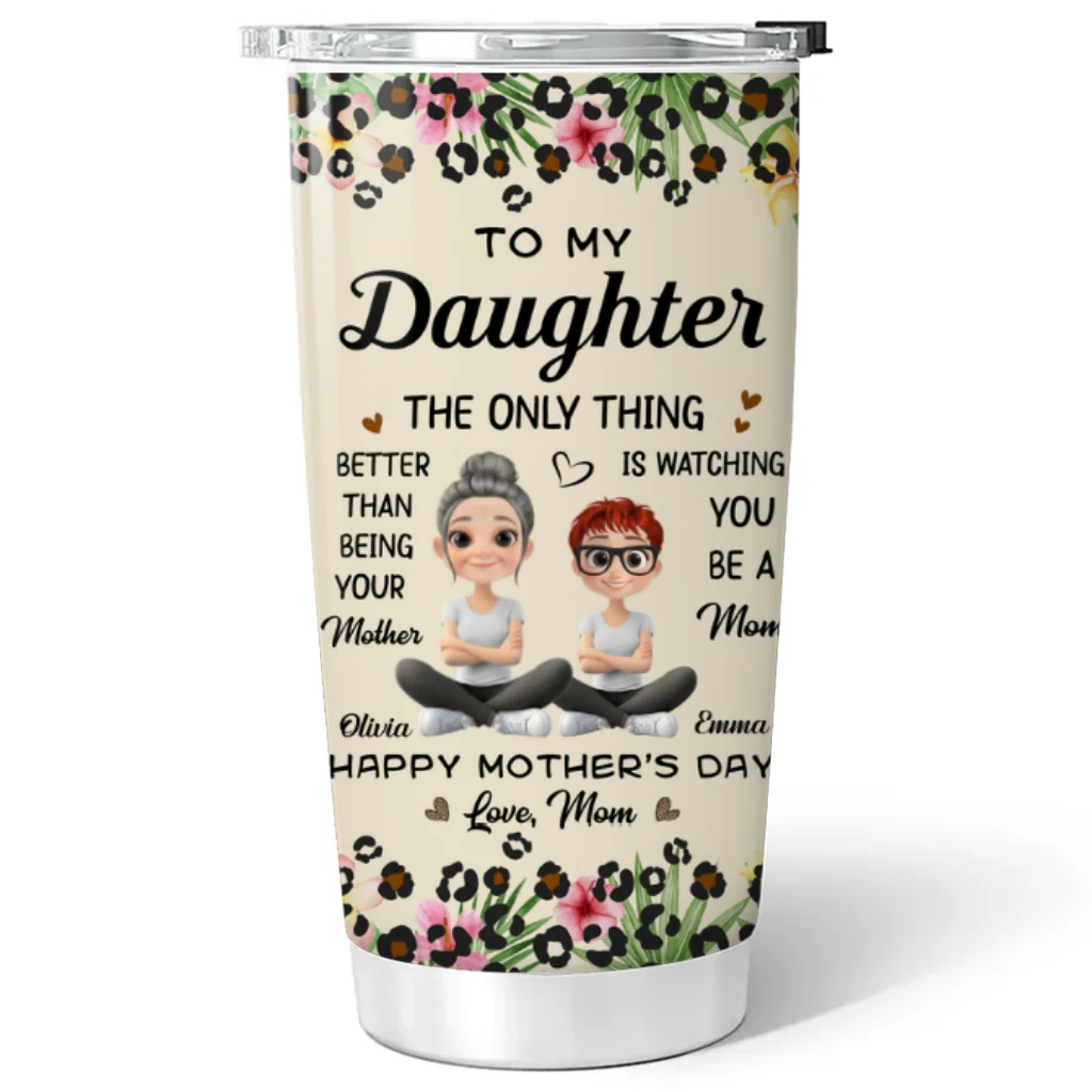 To My Daughter I Love You - Personalized Custom Tumbler - Image 5