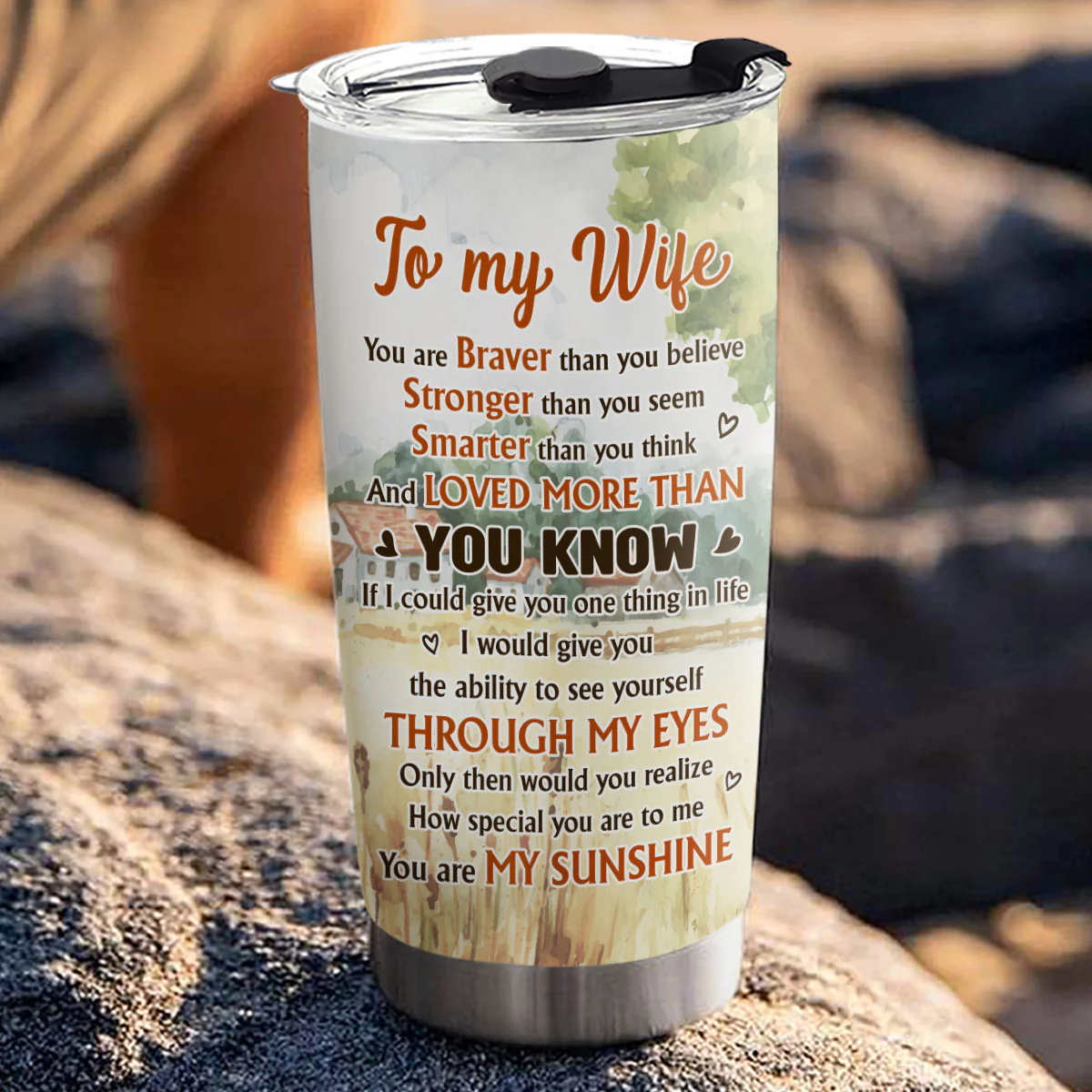 To My Destiny - Personalized Custom Tumbler - Image 3