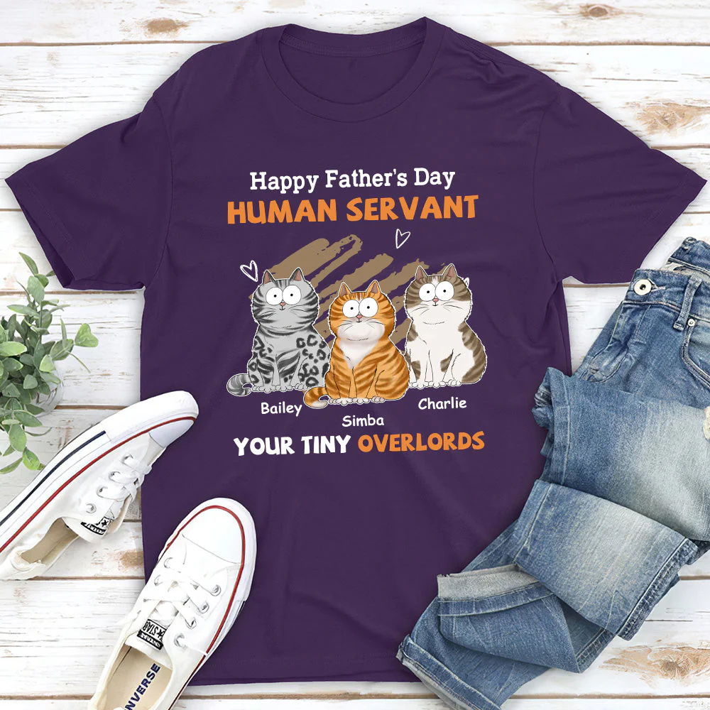 To My Human Servant - Personalized Custom Unisex T-shirt - Image 3