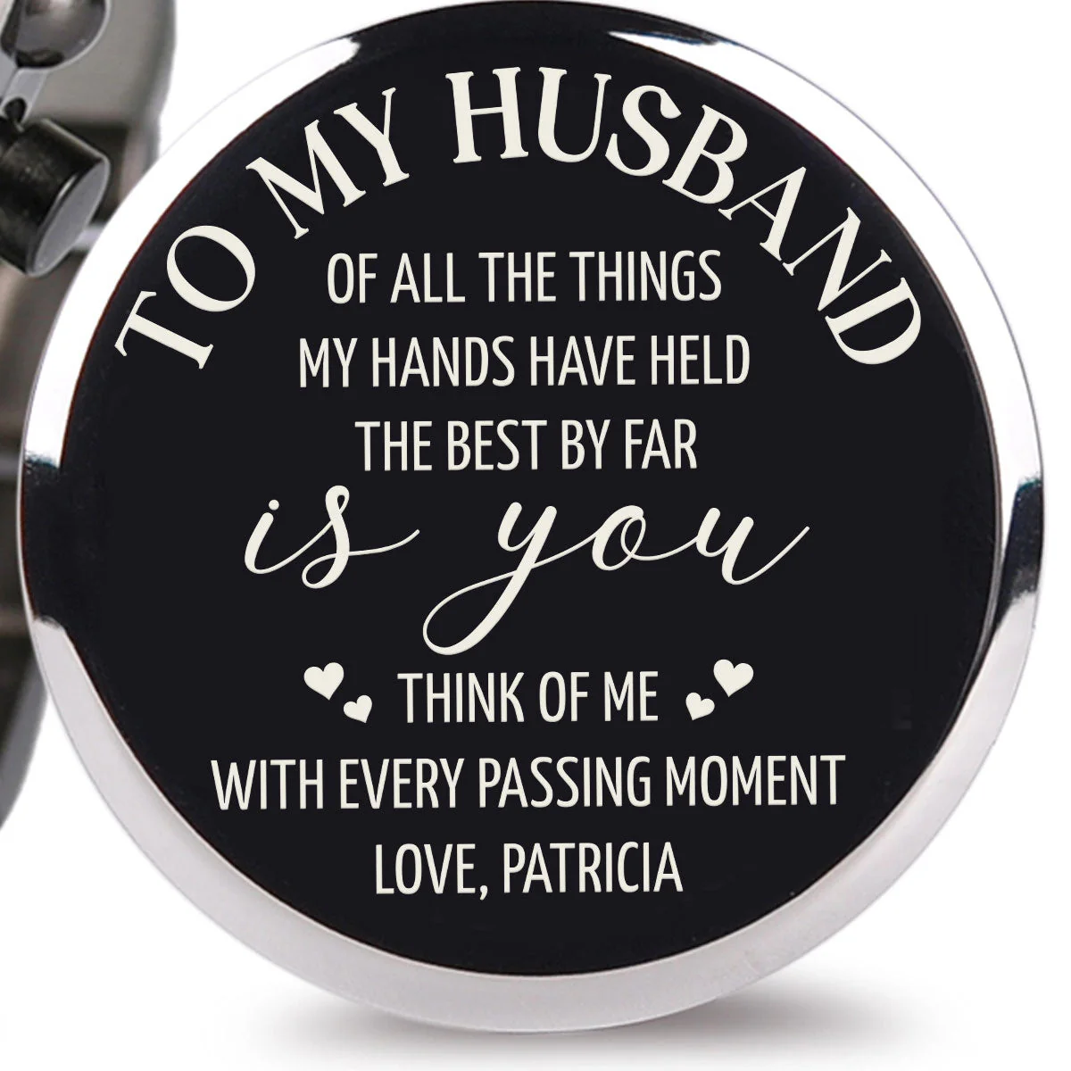 To My Husband - Personalized Engraved Wooden Watches GQ026 - Image 2
