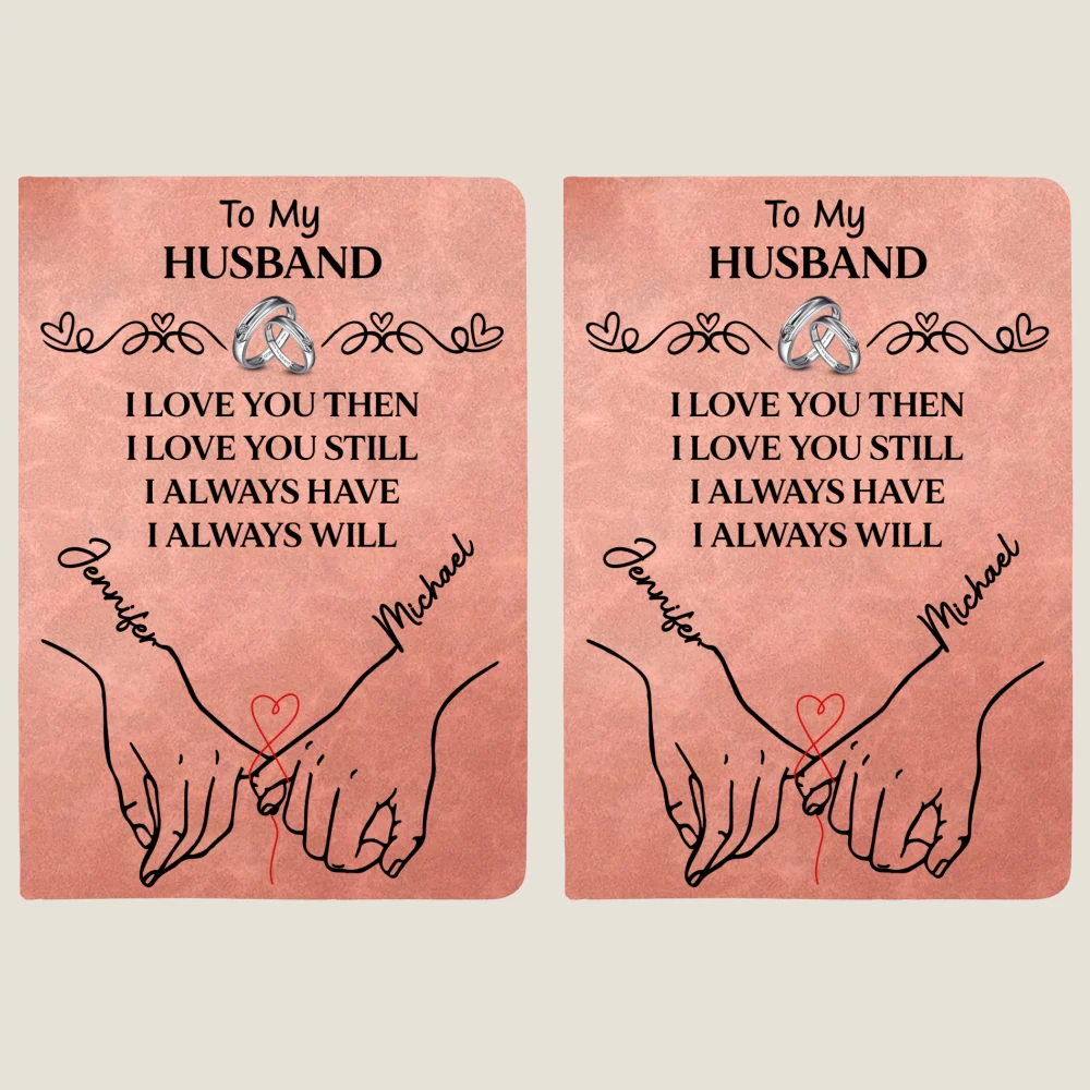 To My Husband Soulmate Best Friend - Personalized Custom Leather Journal - Image 9