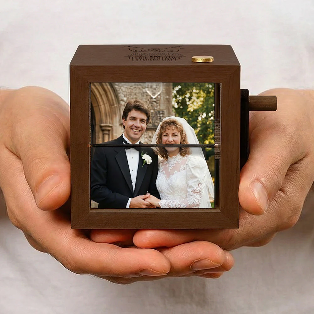 To My Husband Soulmate Best Friend - Personalized Custom Photo Flipbook Animation Box - Image 3