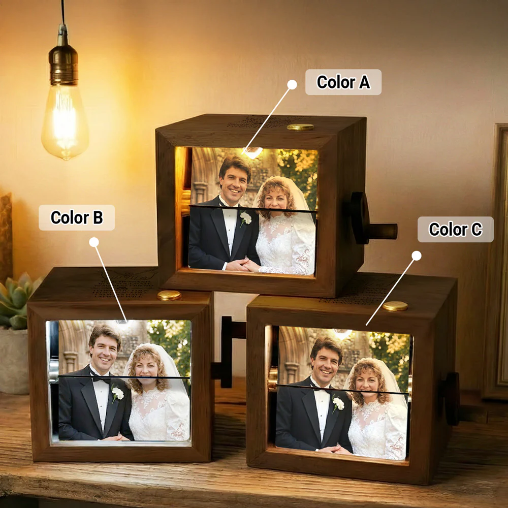 To My Husband Soulmate Best Friend - Personalized Custom Photo Flipbook Animation Box - Image 6