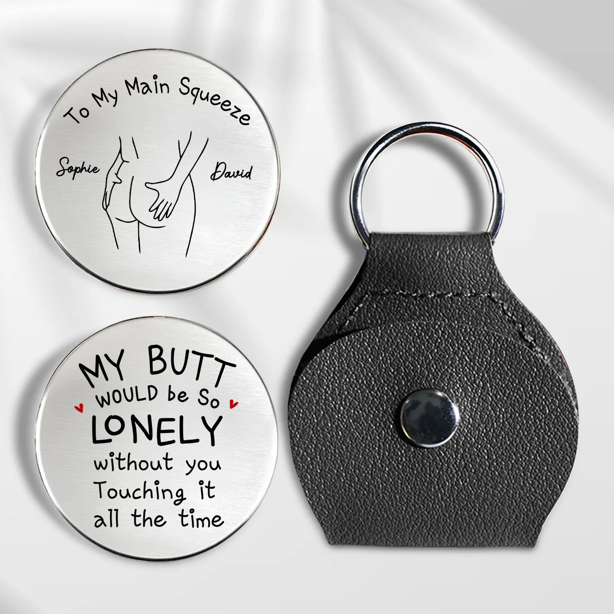 To My Main Squeeze - Personalized Custom Pocket Hug