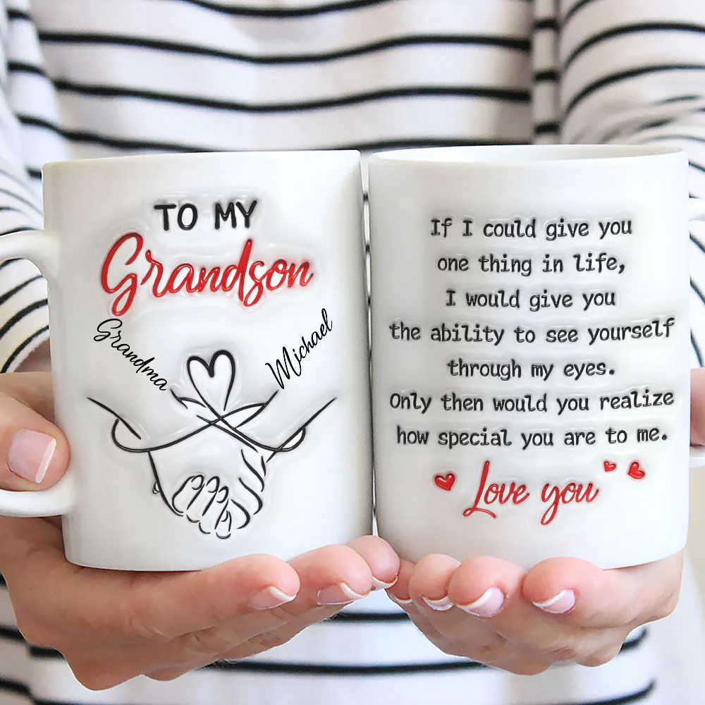 To My Son How Special You Are - Personalized Custom 3D Inflated Effect Mug - Image 2